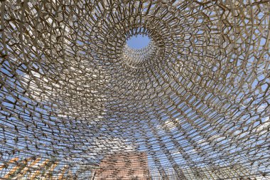 inside of structure at Great Britain pavillon , EXPO 2015 Milan