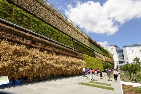 Vertical crops at Israel Pavillion, EXPO 2015 Milan — Stockfoto