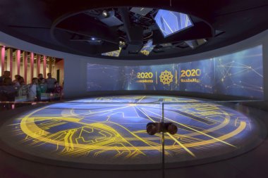 Exhibition inside United Arab Emirates Pavilllon 02, EXPO 2015 M