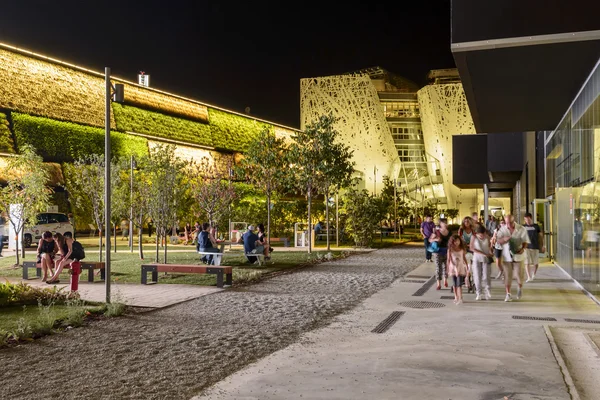 Night walk near Israel Pavillon , EXPO 2015 Milan — ストック写真