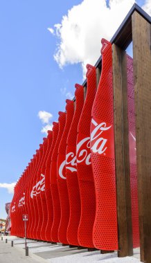 Coca Cola pavillion , EXPO 2015 Milan clipart