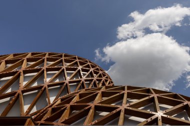 Malaysia pavilion and bright cloud, EXPO 2015 Milan