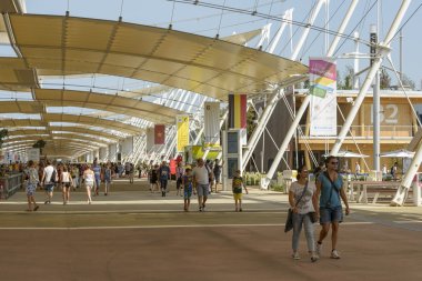 under shading tensile structure , EXPO 2015 Milan