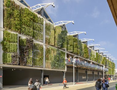 vegetable side of USA pavilion , EXPO 2015 Milan