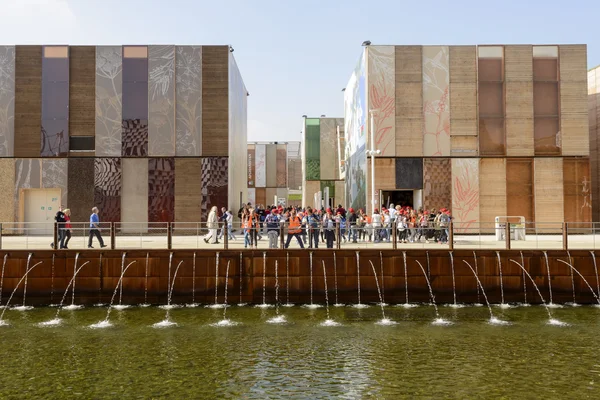 Fassaden von Gewürzcluster, Expo 2015 Mailand — Stockfoto