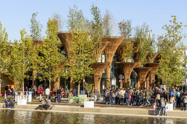 Lado do lago do pavilhão do Vietname, EXPO 2015 Milão — Fotografia de Stock