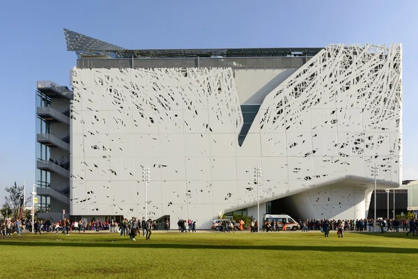 Северо-западный фасад павильона Италии, ЭКСПО-2015 Милан — стоковое фото