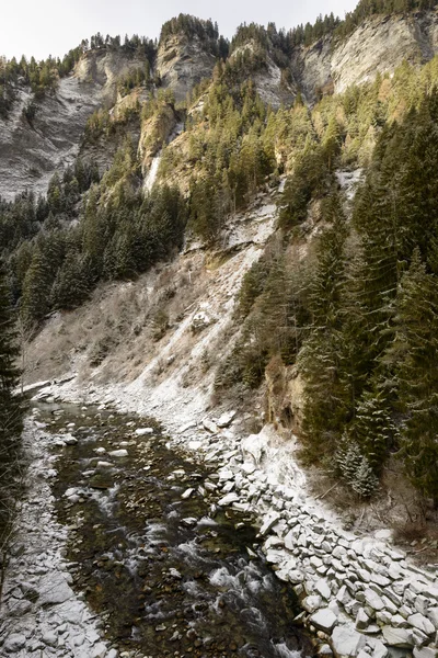 Rhin dans la gorge de Viamala, Thusis, Suisse — Photo