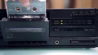 Vintage teyp stereo kaset çalar