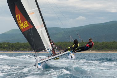 Punta Ala - 3 Haziran: Punta Ala, İtalya 3 Haziran 2016 tarih formülü 18 Ulusal katamaran yarış, rakip takım