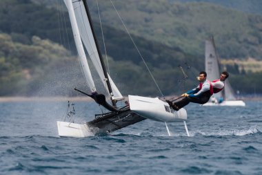 Punta Ala - 3 Haziran: Punta Ala, İtalya 3 Haziran 2016 tarih formülü 18 Ulusal katamaran yarış, rakip takım
