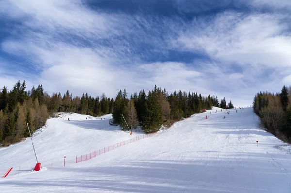 Pistas de esquí en Val Malenco, Italia — Foto de Stock