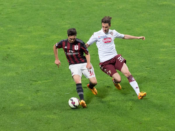 AC Milan Vs Torino FC au stade San Siro à Milan, Italie — Photo