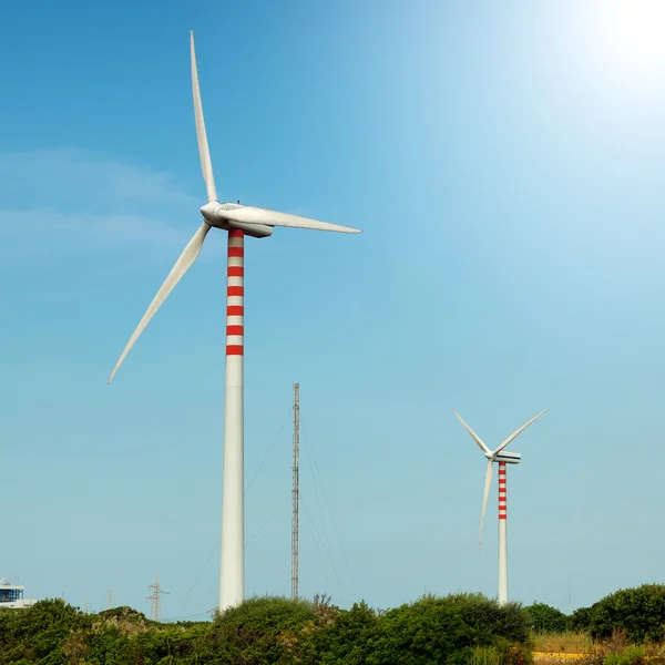 Wind turbine power generators — Stock Photo, Image