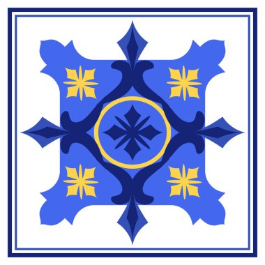 Azulejos Portekiz geleneksel süs taşı