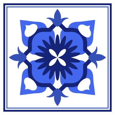 Azulejos Portekiz geleneksel süs taşı