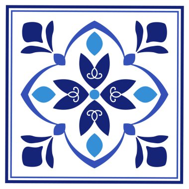 Azulejos Portekiz geleneksel süs taşı