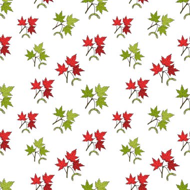 Şekerli akçaağaç ile kusursuz desen