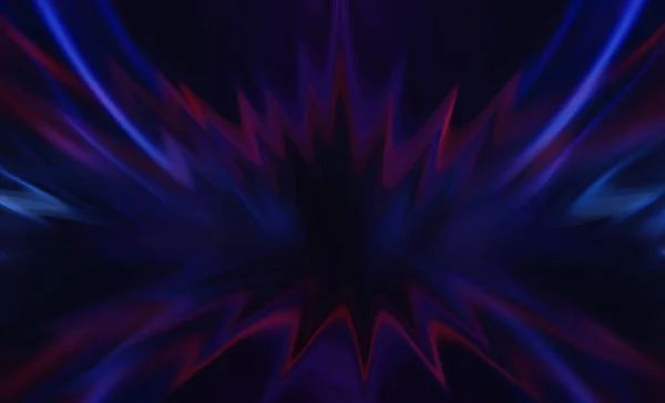 Темний Абстрактний Фон Ультрафіолетовим Неоновим Сяйвом Розмиті Неонові Хвилі Світловий — стокове фото