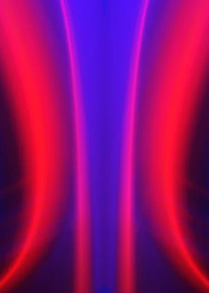 Sokszínű Neon Formák Sötét Elvont Háttérrel Üres Jelenet Háttér Elmosódott — Stock Fotó