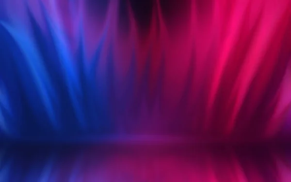 Tmavé Abstraktní Pozadí Ultrafialovým Neonem Záře Rozmazané Neonové Vlny Světelný — Stock fotografie