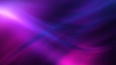 Karanlık, soyut bir arkaplan. Parlak ışık çizgileri, dalgalar. Neon lazer şekilleri. Gelecekçi şov.