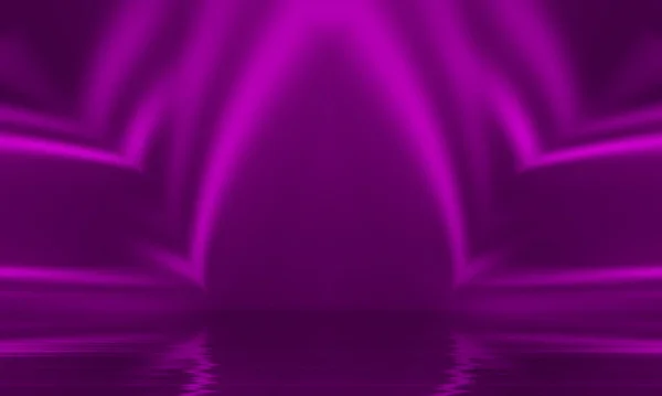 Ultraviolet Blurred Neon Abstract Background Blurred Purple Lines Dark Background — Stock Photo, Image