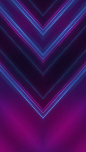 Пустой Темный Абстрактный Фон Ультрафиолетовыми Геометрическими Линиями Неоновое Свечение — стоковое фото