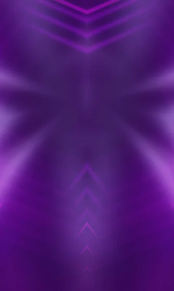 Empty Dark Abstract Background Ultraviolet Geometric Lines Neon Glow — 스톡 사진