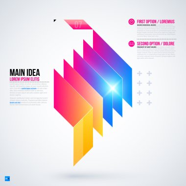 Geometrik şekilli arkaplan