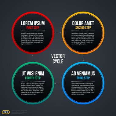 Üç yuvarlak rozetleri