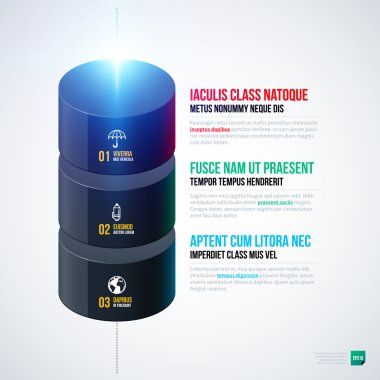 Üç 3d seçenekleri şablon