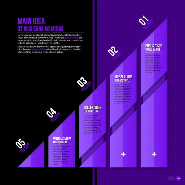 Diseño gráfico con elementos — Archivo Imágenes Vectoriales