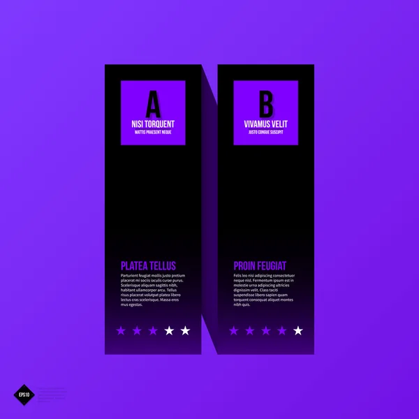 Banery szablon dla web design — Wektor stockowy