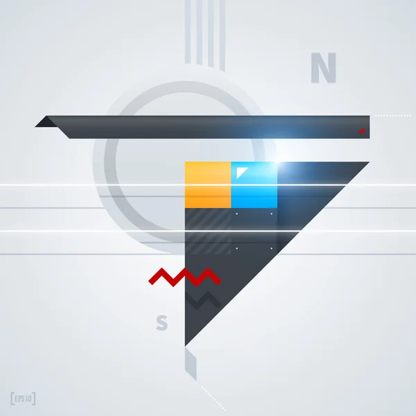 Elemento de projeto abstrato —  Vetores de Stock