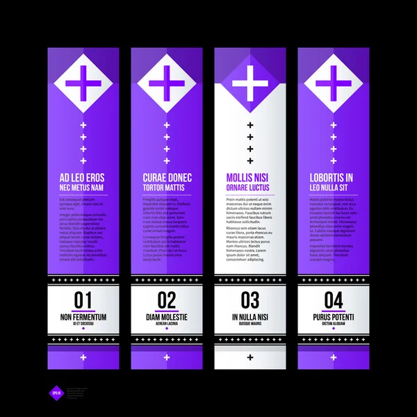 Banners template for web design — Stock Vector