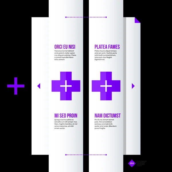 Banery szablon dla web design — Wektor stockowy