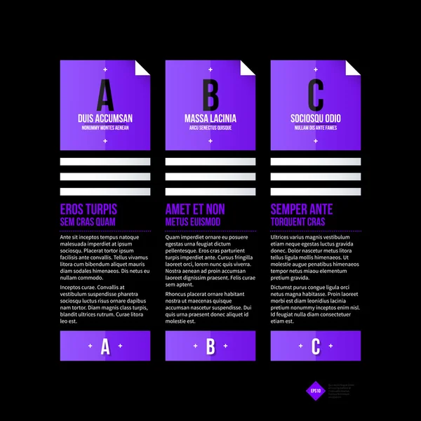 Banners sjabloon voor webdesign — Stockvector