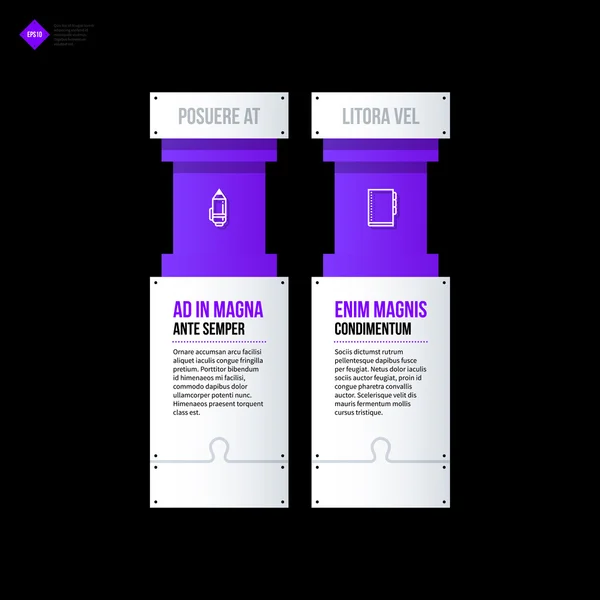 Plantilla de banners para diseño web — Vector de stock