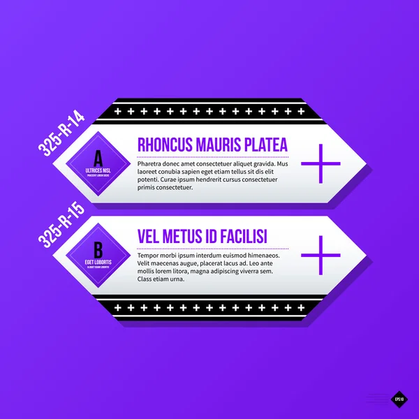 Plantilla de banners para diseño web — Vector de stock