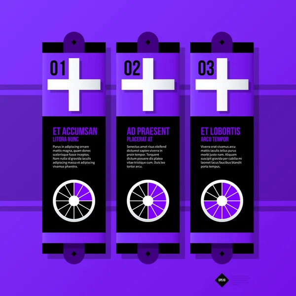 Modelo de Banners para web design — Vetor de Stock