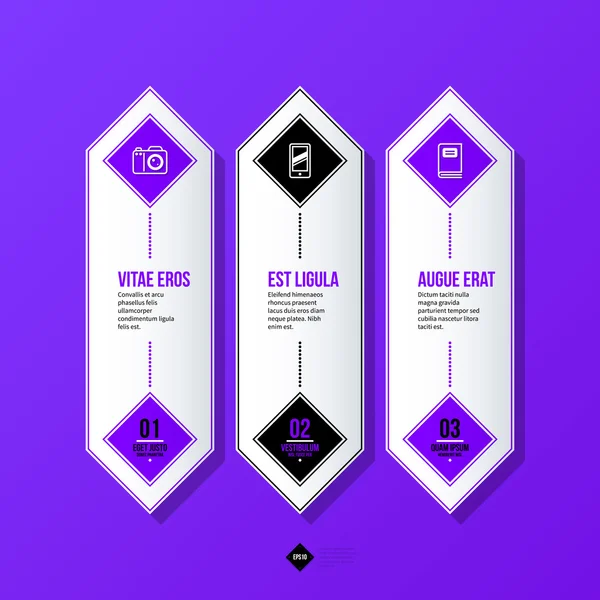 Banners template for web design — Stock Vector