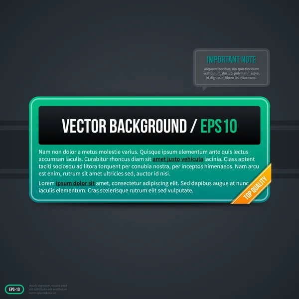 Fondo o banner para texto — Vector de stock