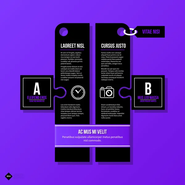 Banners sjabloon voor webdesign — Stockvector