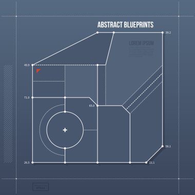 Soyut öğe ile Planı düzeni.