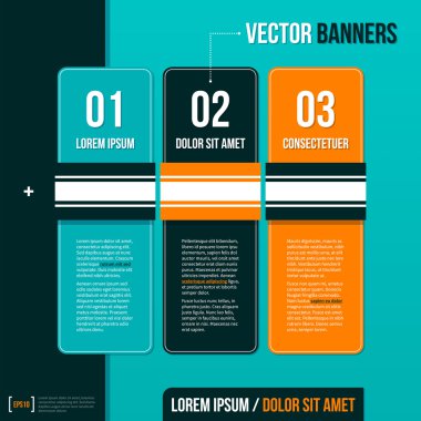 üç dikey Bannerlar