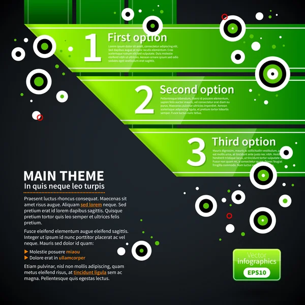 De moderne zakenwereld lay-out — Stockvector