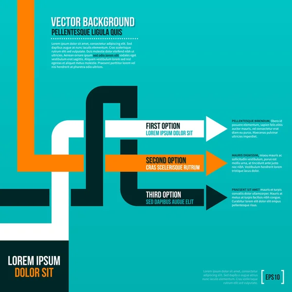 Vektor elrendezés keresztező vonalak — Stock Vector