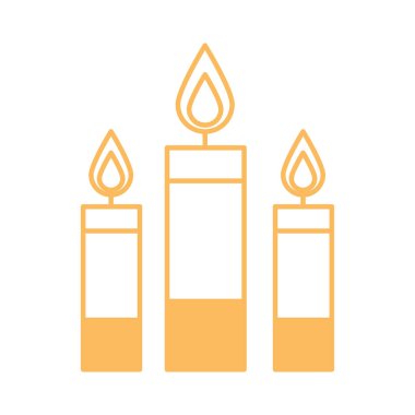 Mumlar alev elemanı dekorasyon hattı tasarımı