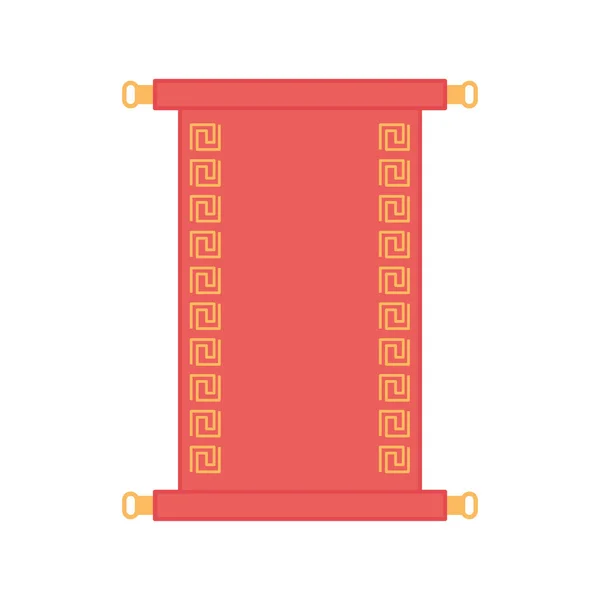 Tradizionale elemento di scorrimento orientale decorazione colore design — Vettoriale Stock
